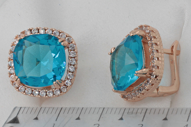 фото Серьги  fallon - (артикул - 18e06400-FF8564)