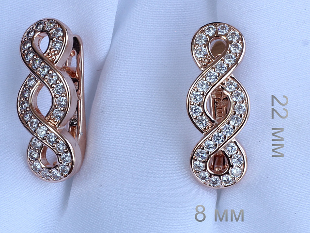 фото Серьги  fallon - (артикул - 18e01200-FF8312)