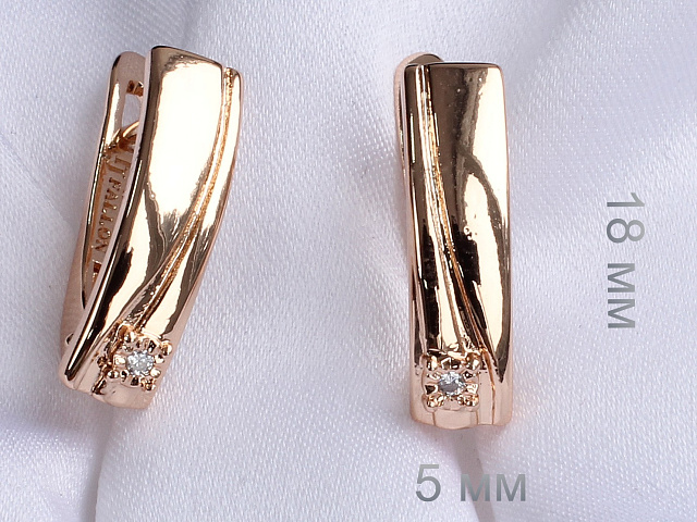 фото Серьги  fallon - (артикул - 18e01744-FF8357)