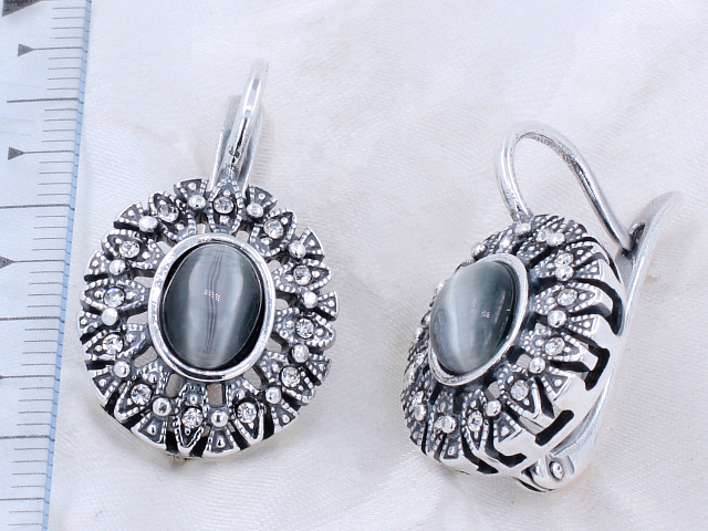 фото Снежинка (Серьги) - (артикул - a25531y0)